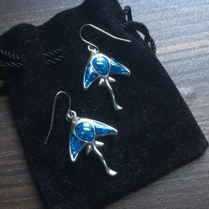 Sting Ray Sterling Earrings